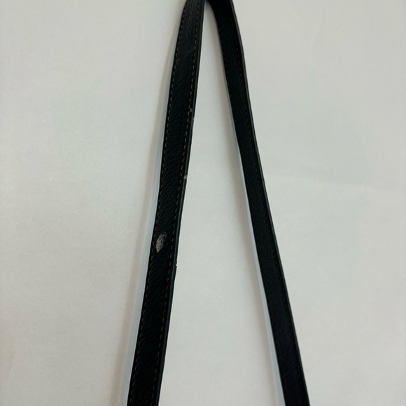 Fossil Black Leather Crossbody Bag purse - Picture 4 of 6